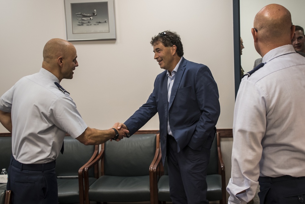 Congressmen Troy Balderson, Michael Turner, Visit 179th Airlift Wing