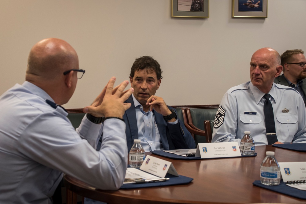 Congressmen Troy Balderson, Michael Turner, Visit 179th Airlift Wing