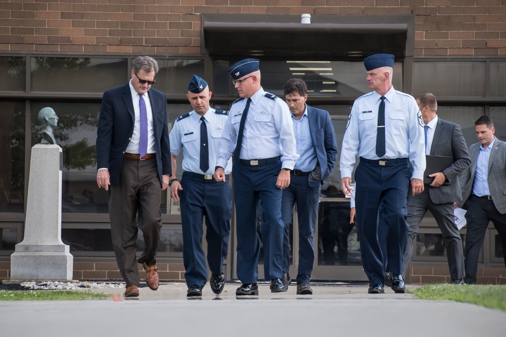 Congressmen Troy Balderson, Michael Turner, Visit 179th Airlift Wing