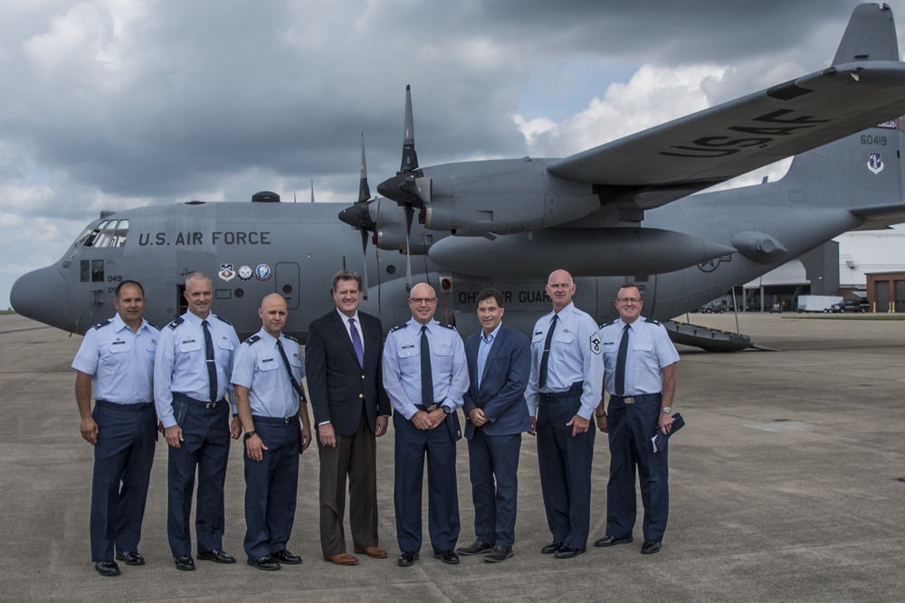 Congressmen Troy Balderson, Michael Turner, Visit 179th Airlift Wing