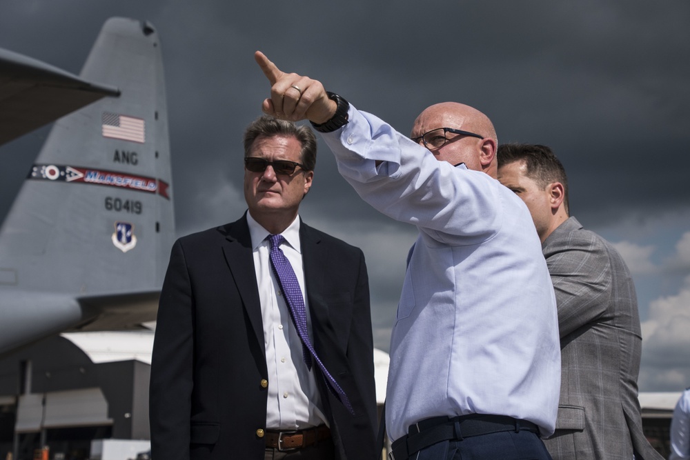 Congressmen Troy Balderson, Michael Turner, Visit 179th Airlift Wing