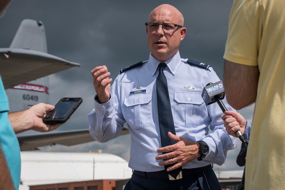 Congressmen Troy Balderson, Michael Turner, Visit 179th Airlift Wing