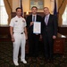 The Navy is Presented a Proclamation at Idaho's Govenor's Office