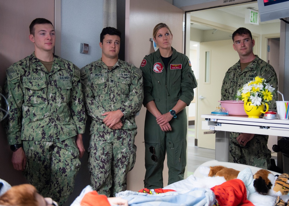 Sailors Visit St. Luke's Children's Hospital During Boise Navy Week