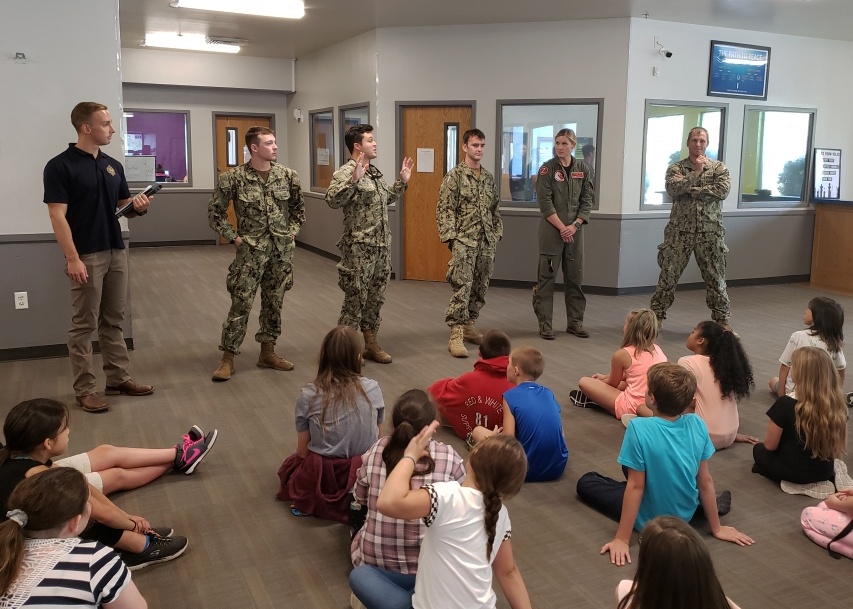 Service Members Visit The Boys &amp; Girls Club During Boise Navy Week