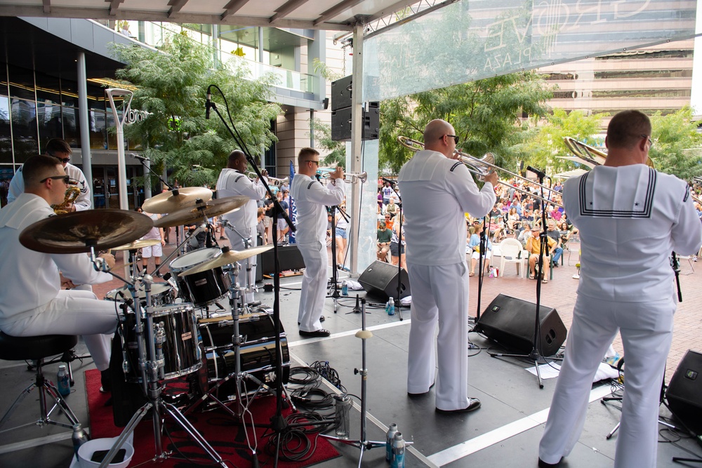 Navy Band Northwest Performs at Concert During Boise Navy Week