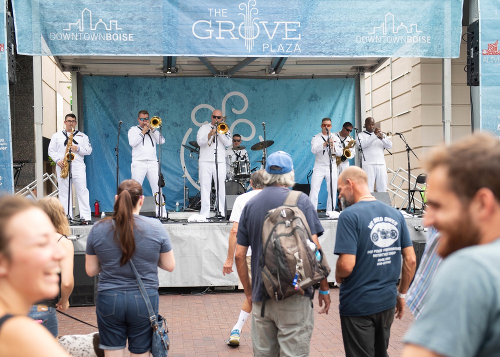 Navy Band Northwest Performs at Concert During Boise Navy Week