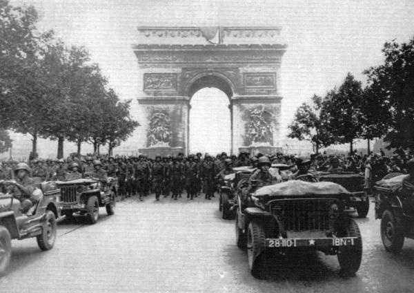 Army, 28th Infantry Division, World War II, Liberation of Paris