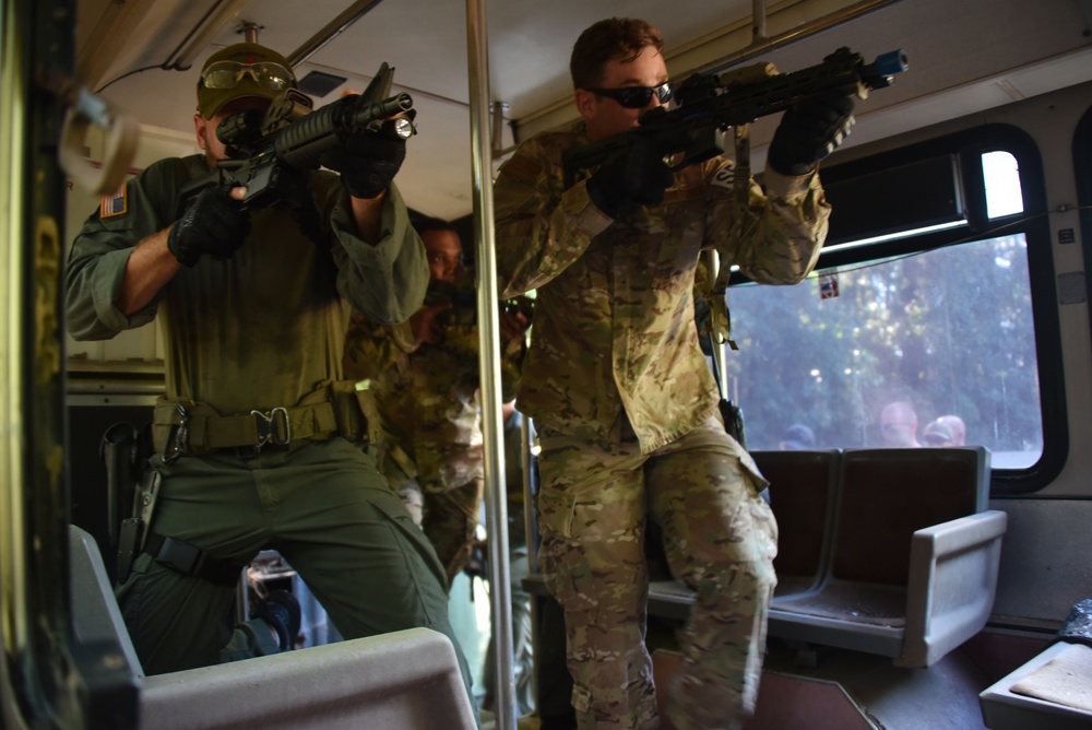 165th Airlift Wing Security Forces trains with SWAT and FBI