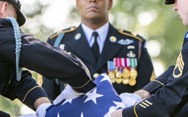 Military Funeral Honors with Funeral Escort are Conducted for U.S. Army Sfc. William Jones in Section 55