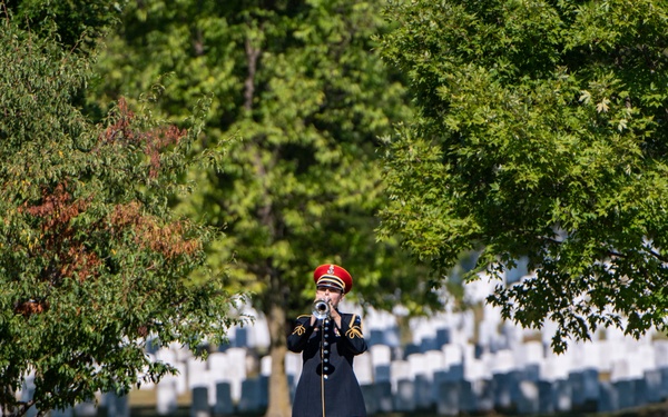 Military Funeral Honors with Funeral Escort are Conducted for U.S. Army Sfc. William Jones in Section 55