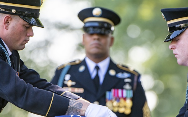 Military Funeral Honors with Funeral Escort are Conducted for U.S. Army Sfc. William Jones in Section 55