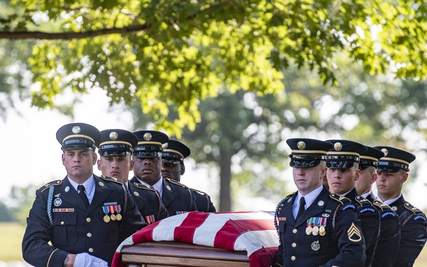 Military Funeral Honors with Funeral Escort are Conducted for U.S. Army Sfc. William Jones in Section 55