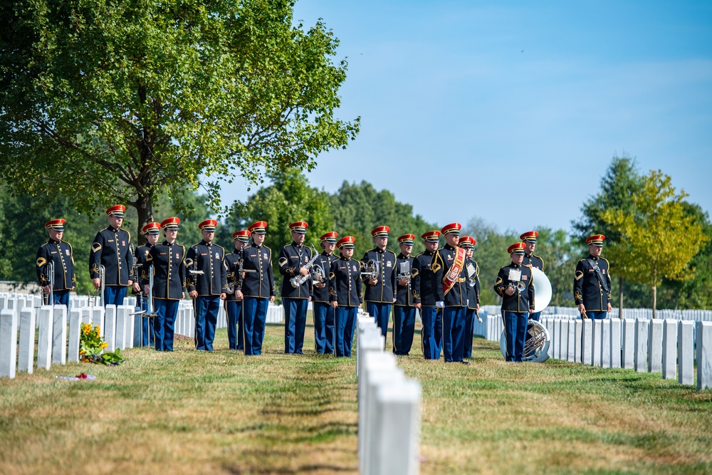 Military Funeral Honors with Funeral Escort are Conducted for U.S. Army Sfc. William Jones in Section 55