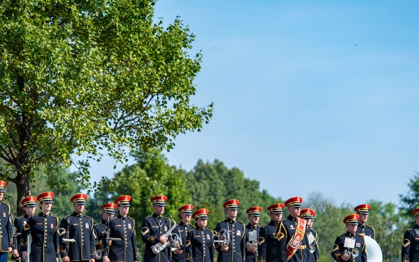 Military Funeral Honors with Funeral Escort are Conducted for U.S. Army Sfc. William Jones in Section 55