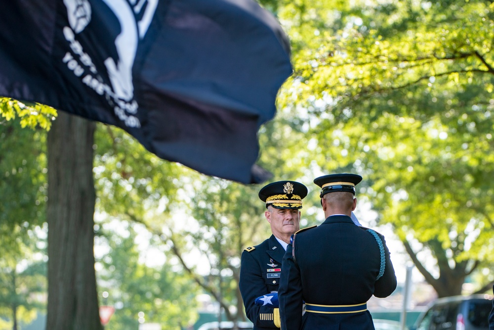 Military Funeral Honors with Funeral Escort are Conducted for U.S. Army Sfc. William Jones in Section 55