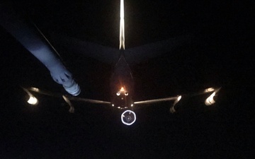 VX-1 E-2D Aerial Refueling at Night