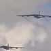 Two B-52H Stratofortress' Fly Over NAS Corpus Christi