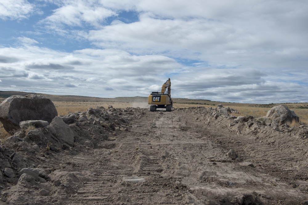 Building a Road at Duck Valley Indian Reservation
