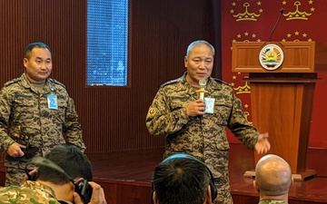 Mongolian Colonel Addresses Attendees of Exercise Regional Cooperation 2019