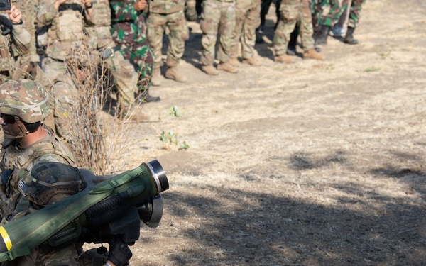 Javelin and Carl Gustav Range at Garuda Shield 19