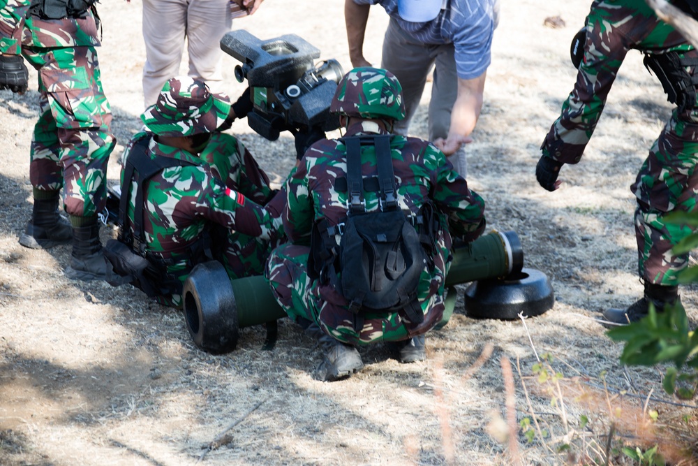 Javelin and Carl Gustav Range at Garuda Shield 19