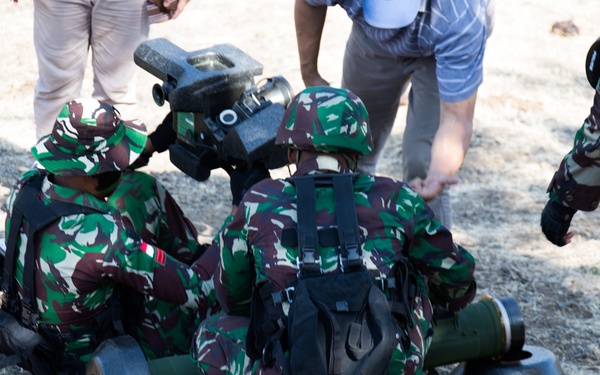 Javelin and Carl Gustav Range at Garuda Shield 19