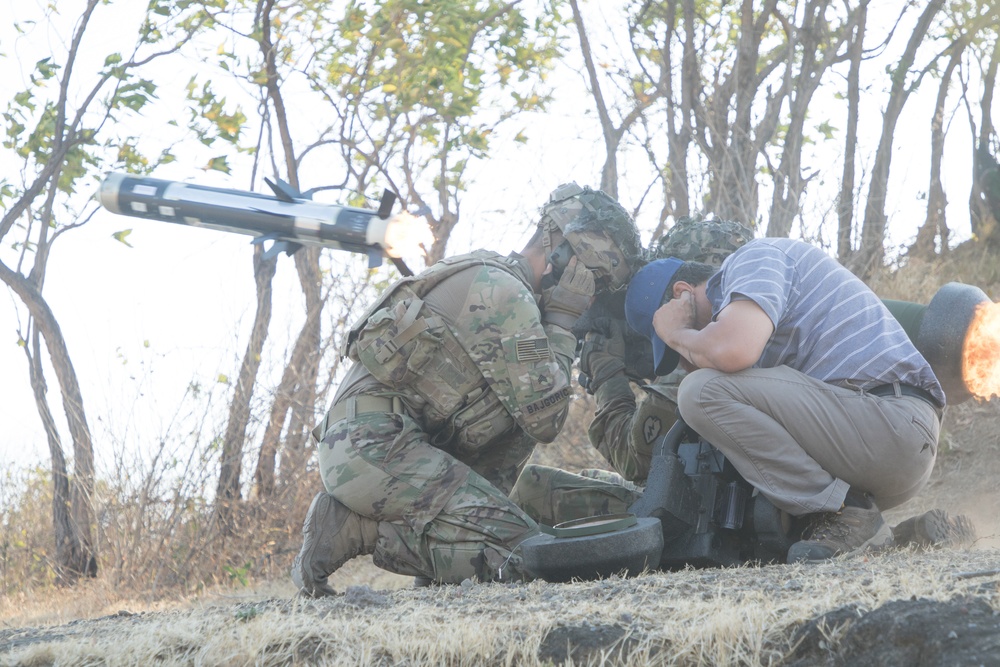 Javelin and Carl Gustav Range at Garuda Shield 19