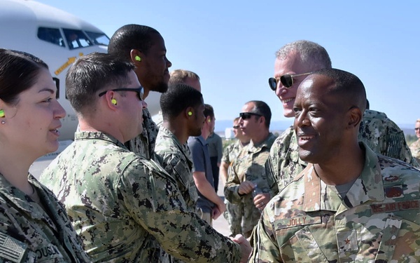 EUCOM Joint Logistics Board visits Navy’s strategic ‘Hub of the Med’