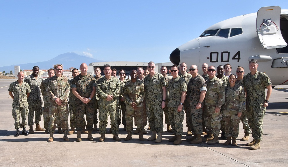 EUCOM Joint Logistics Board visits Navy’s strategic ‘Hub of the Med’