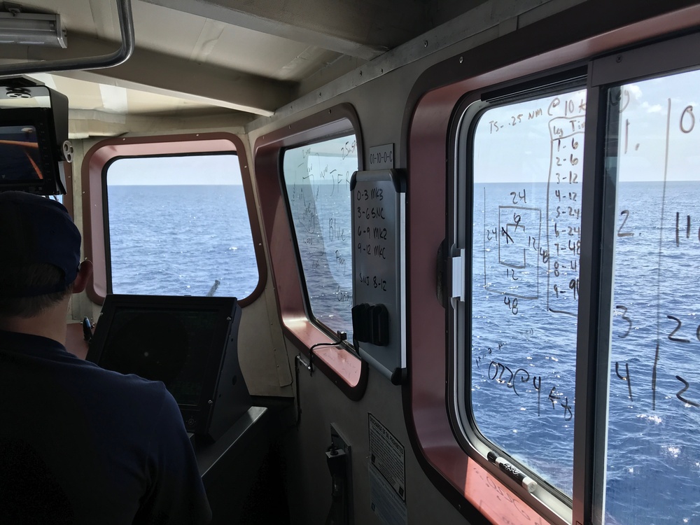 Coast Guard Cutter Ridley searches for overdue boaters