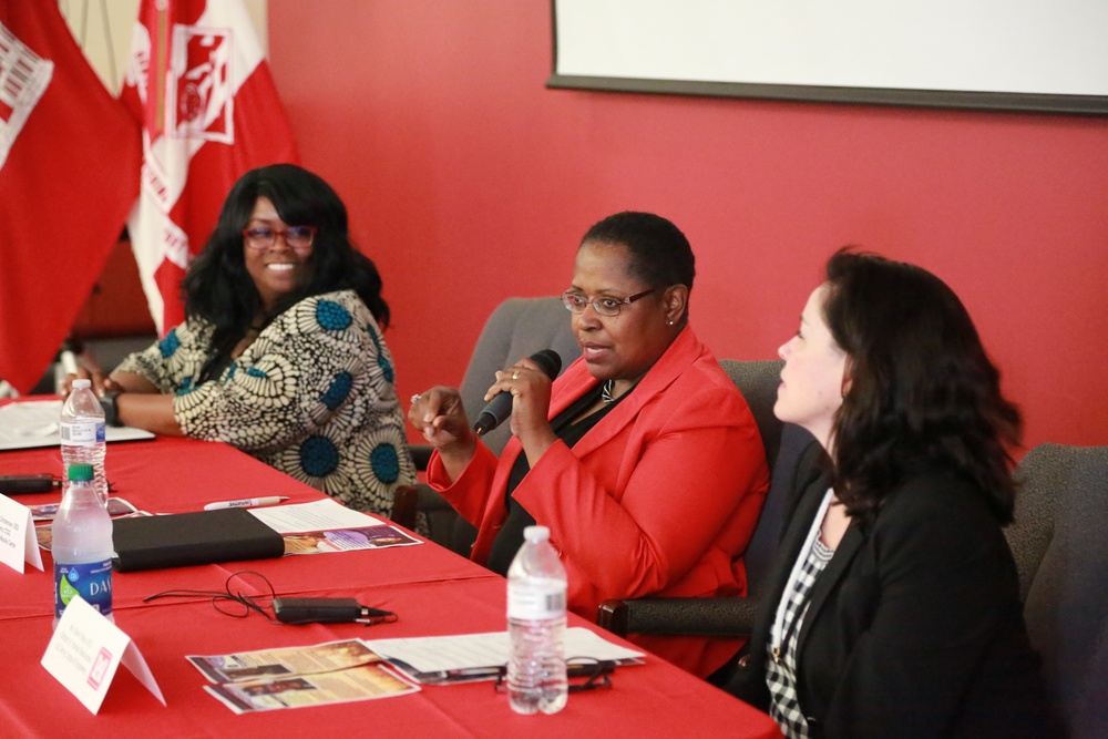 Aviation, Missile director speaks at Corps of Engineers Women's Equality panel