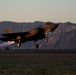 Hill F-35A sunset launch