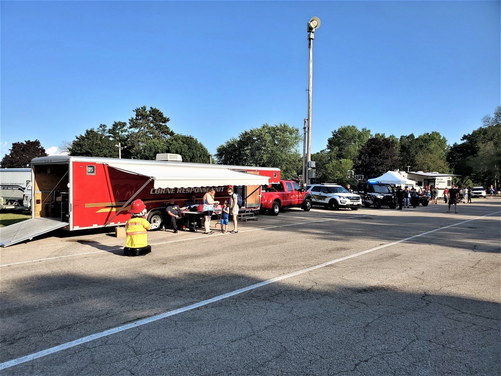 Fort McCoy supports 2019 Monroe County National Night Out in Tomah