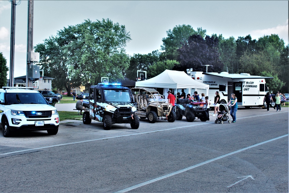 Fort McCoy supports 2019 Monroe County National Night Out in Tomah