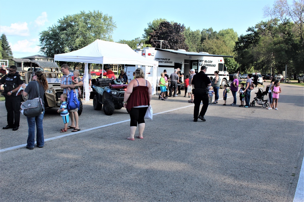 Fort McCoy supports 2019 Monroe County National Night Out in Tomah