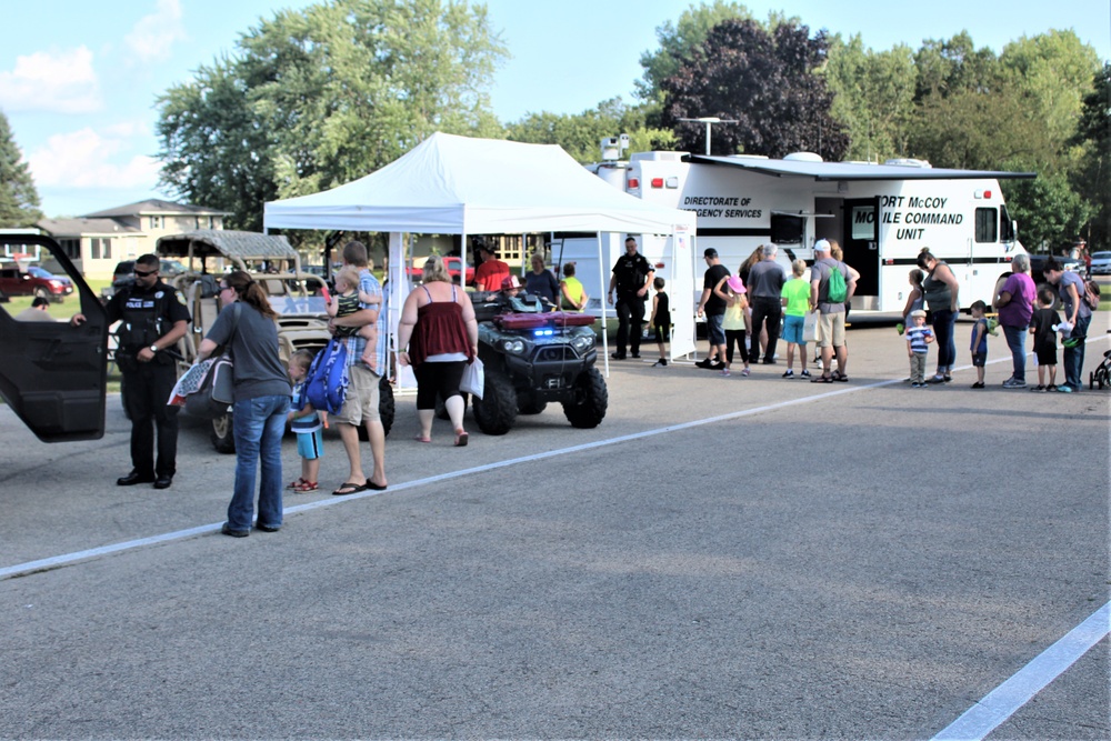 Fort McCoy supports 2019 Monroe County National Night Out in Tomah