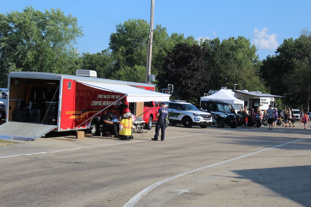 Fort McCoy supports 2019 Monroe County National Night Out in Tomah