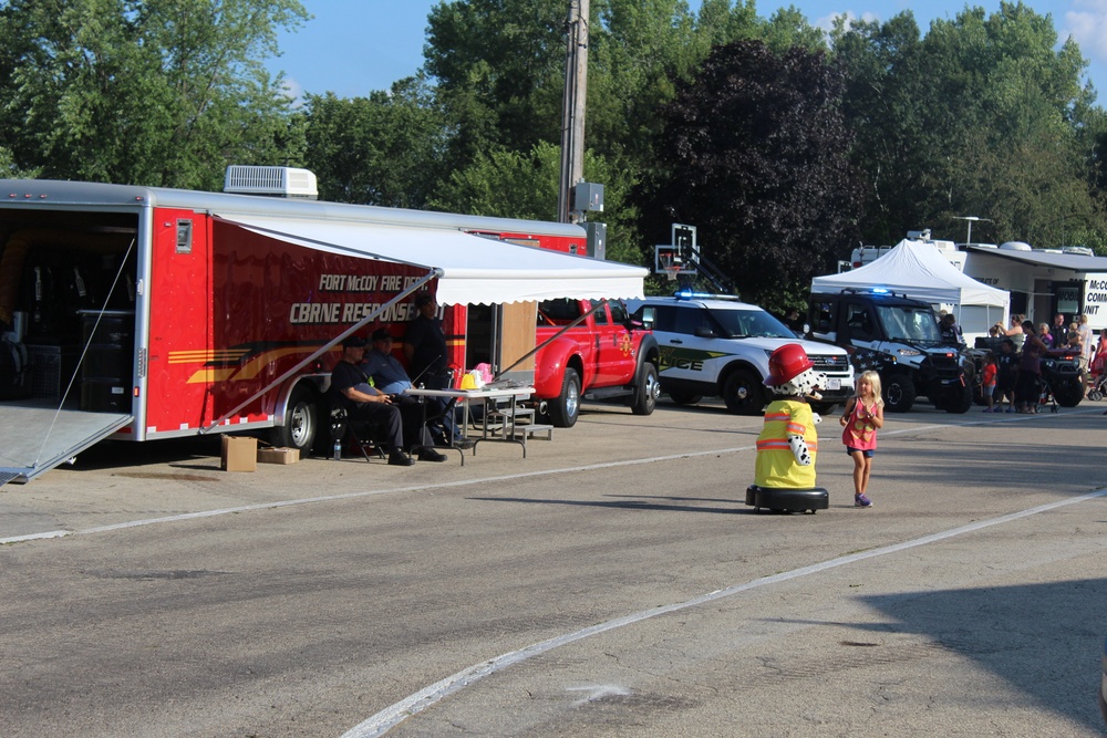 Fort McCoy supports 2019 Monroe County National Night Out in Tomah