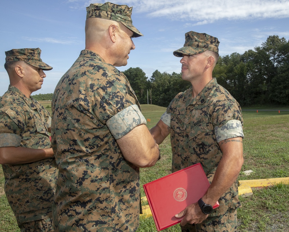 SHOOTING TEAM MEMBERS RECEIVE AWARDS