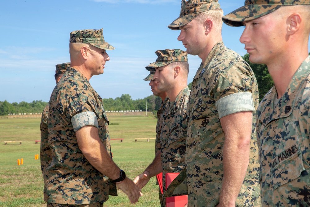 SHOOTING TEAM MEMBERS RECEIVE AWARDS