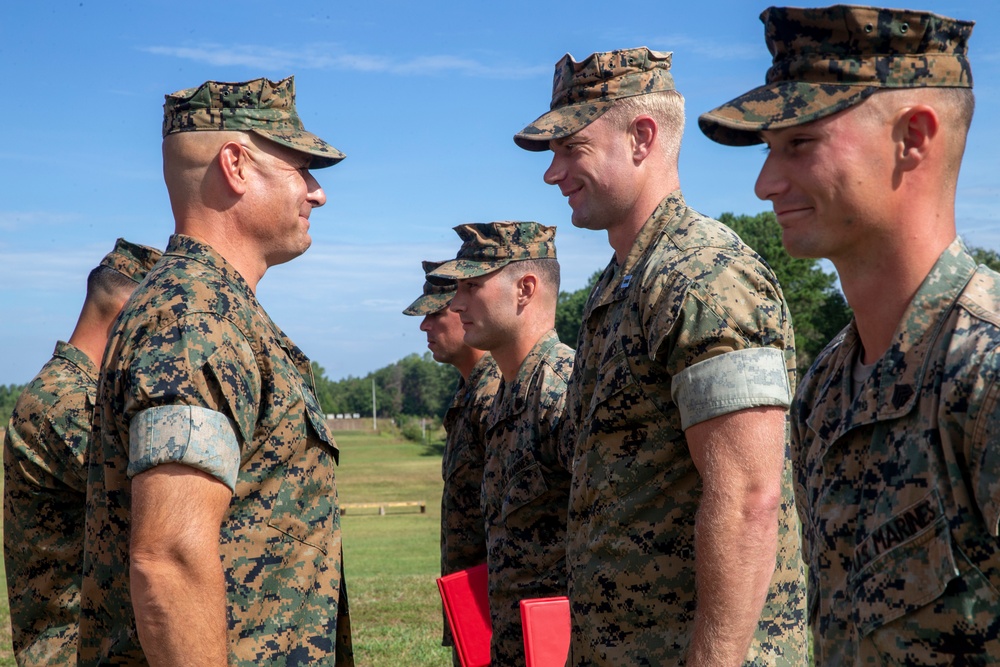 SHOOTING TEAM MEMBERS RECEIVE AWARDS