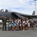 Girl Scouts tour 104th Fighter Wing