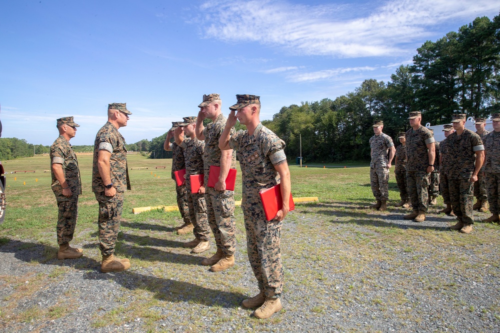 SHOOTING TEAM MEMBERS RECEIVE AWARDS