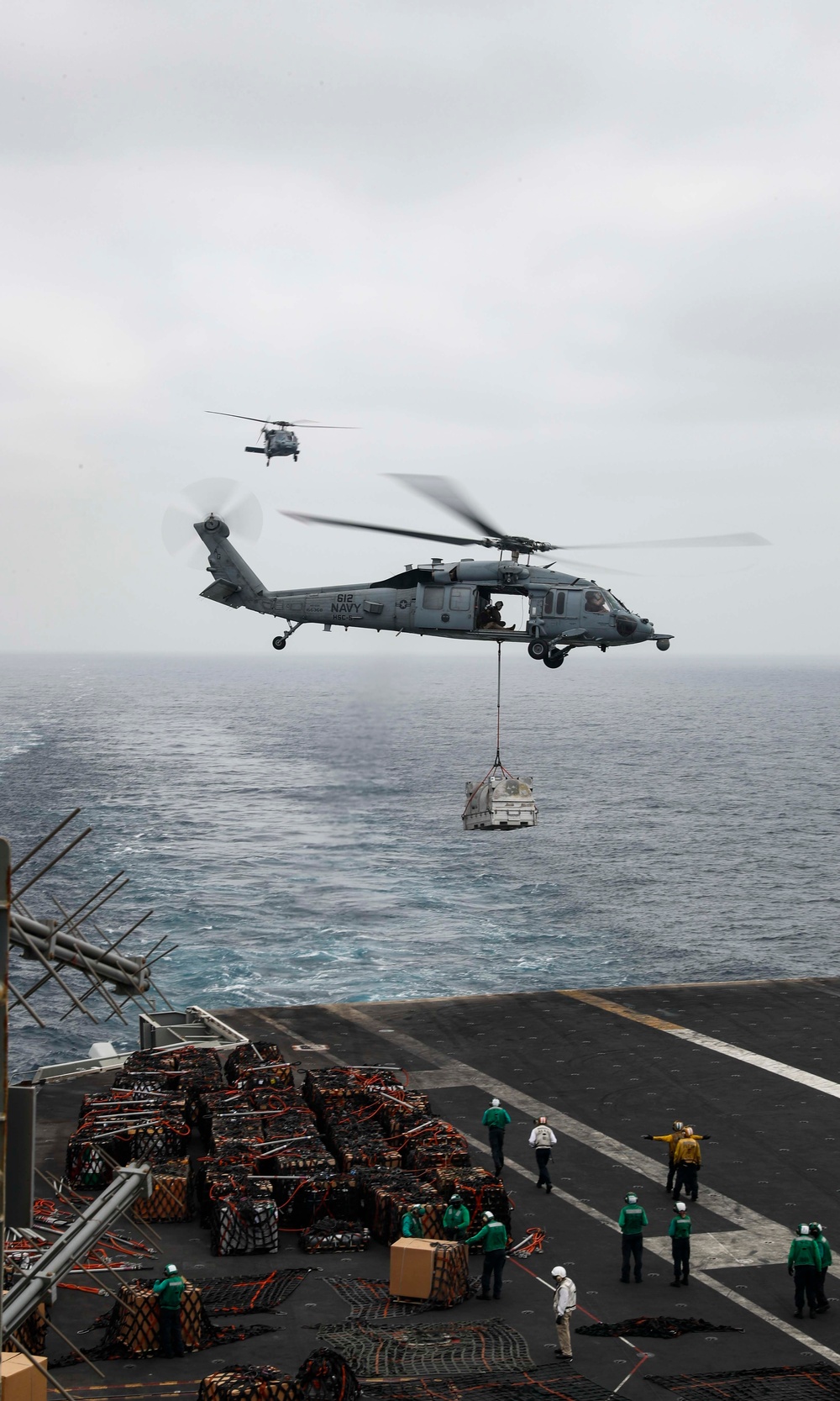 Daily operations aboard Nimitz-class aircraft carrier USS Abraham Lincoln (CVN 72).