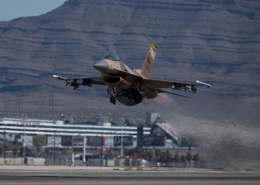 Nellis AFB taxi and take offs