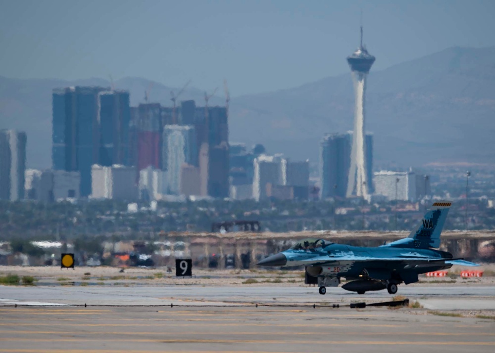 Nellis AFB taxi and take offs