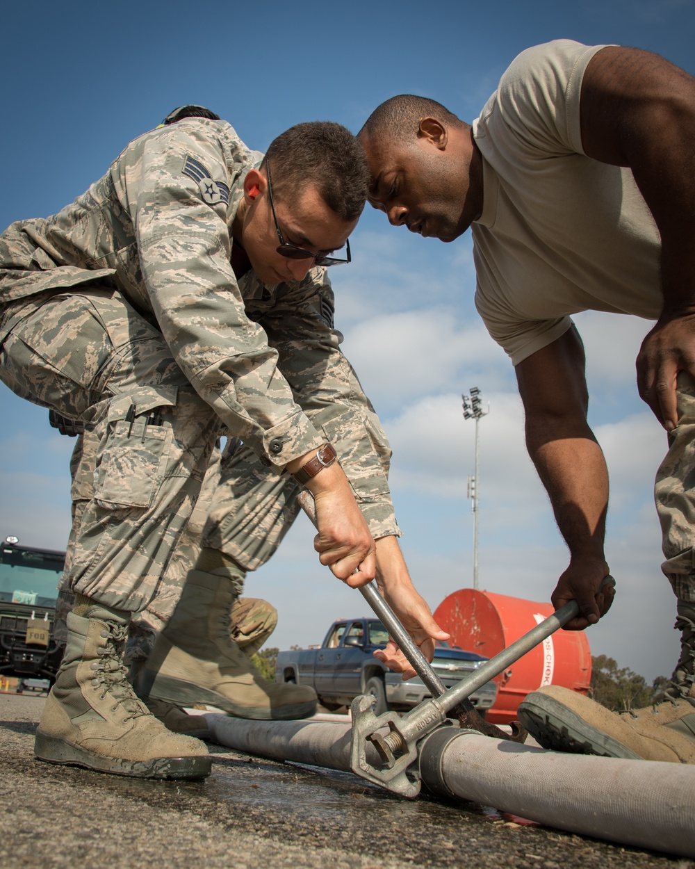 California Air National Guard begin annual aerial fire fighting training