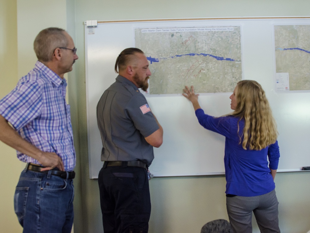 USACE - Albuquerque District hosts flood exercise for John Martin Dam