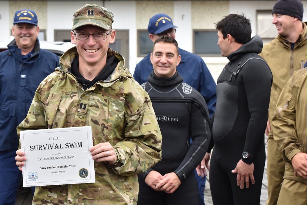 U.S. Coast Guard, U.S. Army, Canadian coast guard crews compete in 2019 Buoy Tender Roundup Olympics